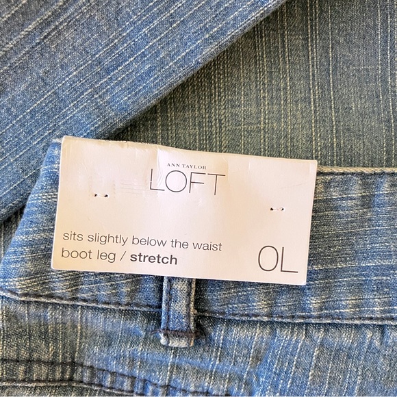 NWT LOFT Jeans- 0 Long Tall Inseam - Picture 9 of 9